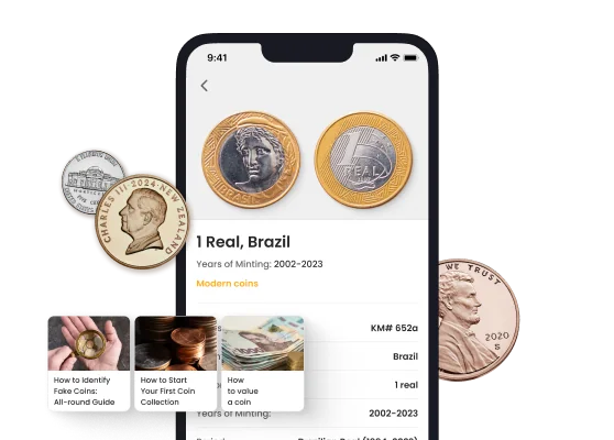 Coin Identifier app for iPhone