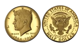 Gold Kennedy Half Dollar: Real Coin or Just Plated?