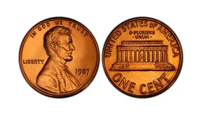 1987 Lincoln Penny: Value, Errors, and No Mint Mark Guide