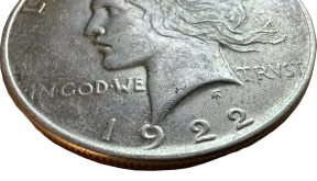 1922 Liberty Silver Dollar: "TRVST" Explained