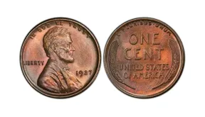 1927 Wheat Penny Value: Why Full Red Coins Sell for $500~