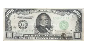 The 1000 Dollar Bill: History, Who’s on It, and What It’s Worth Today