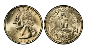 1996 Washington Quarter: Value, Errors and Rarity