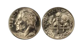 1999 Roosevelt Dime Value & Error Guide
