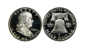 1950 Franklin Half Dollar Value, Silver Content, and Collector Guide
