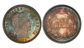 How Much Is a 1899 Barber Dime Worth Today?