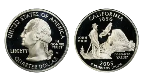2005 California Quarter Value and Errors