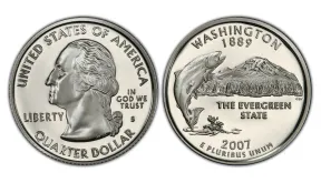 2007 Washington Quarter Value and Errors
