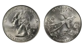 2008 Oklahoma Quarter Value and Errors