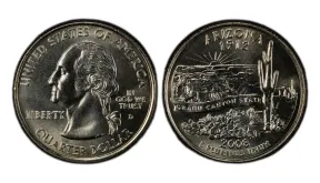 2008 Arizona Quarter Value and Errors