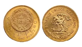 Monedas de 20 pesos de México y sus valores actuales