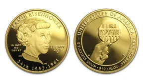 Mamie Eisenhower First Spouse Gold Coin: Year, Design & Collector Value