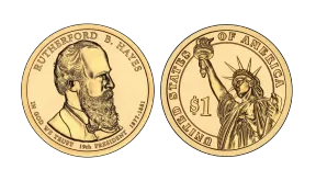 Rutherford B. Hayes Dollar Coin: Value, Varieties & Collector Guide