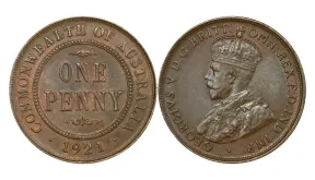 1921 Australian Penny: Design, Rarity, and Worth
