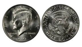 1991 Kennedy Half Dollar: Value, Mint Marks, and Collecting Tips
