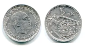 Moneda de 5 pesetas de 1957: guía completa para conocer su valor y variantes