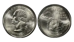 2004 Michigan Quarter Value and Errors