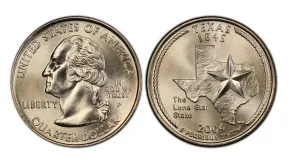 2004 Texas Quarter Value and Errors