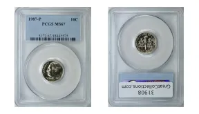 1987 Dime Value, Errors and Mint Marks Guide