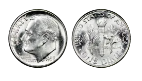 How Much Is a 1957 Roosevelt Silver Dime Worth?