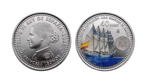 Moneda de 40 euros 2025 en España