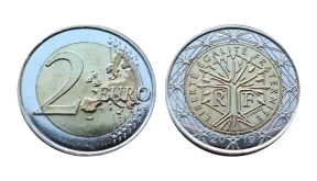 Moneda de 2 euros Francia 2001