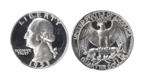 1953 Quarter Value: Washington Design & Prices by Mint Mark 