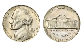 1967 Jefferson Nickel