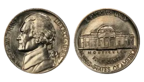 1985 Jefferson Nickel