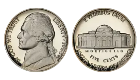 1988 Jefferson Nickel