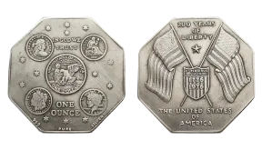 Octagon Shaped Coins