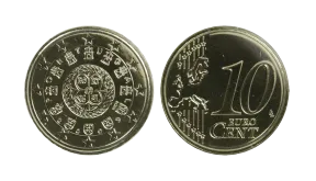 Moedas de 10 cêntimos valiosas: valor e interesse atual