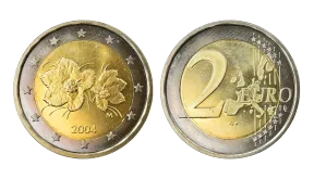 2-Euro-Münze mit Blume: Welche wirklich wertvoll sind