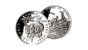 World War II 50th Anniversary Coins