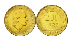 Moneta 200 lire 1979 valore: quanto costa?