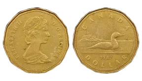1987 Canada Dollar Coin