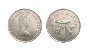 Bailiwick of Jersey 10p 1992 Worth & Rarity Explained