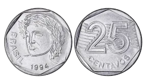 Moeda de 25 centavos rara: valores e características