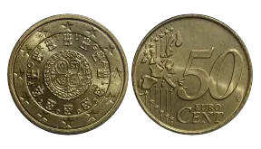 Moedas de 50 cêntimos valiosas: raras, procuradas e caras