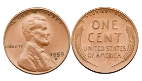 1959 Lincoln Wheat Penny