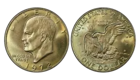 How Much Is a 1972 Eisenhower Dollar Worth?