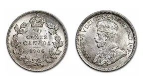Canadian Dimes – Value, Roll Quantity, and Rare Coins
