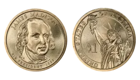 How Much is a James Madison Dollar Coin Worth?