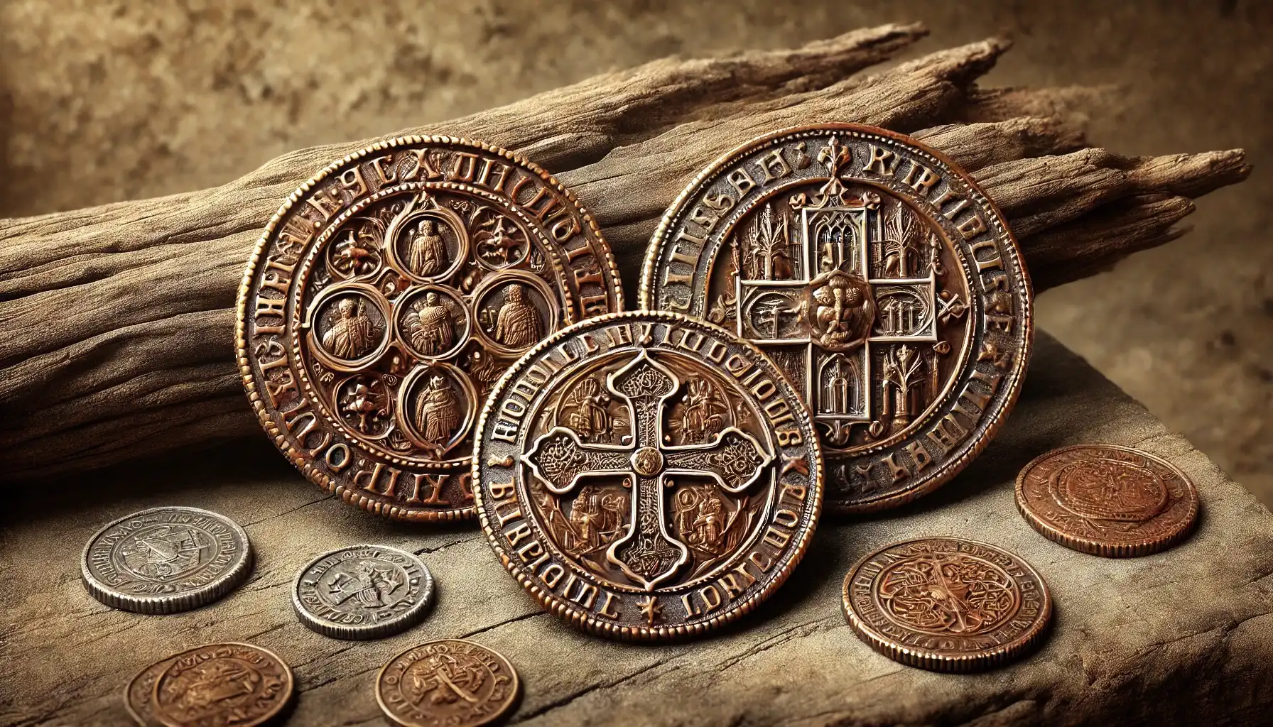 an example of medieval coins