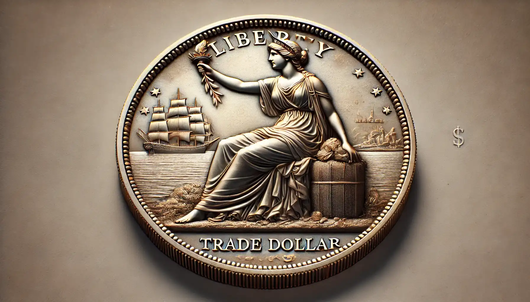 a picture of the Trade Dollar