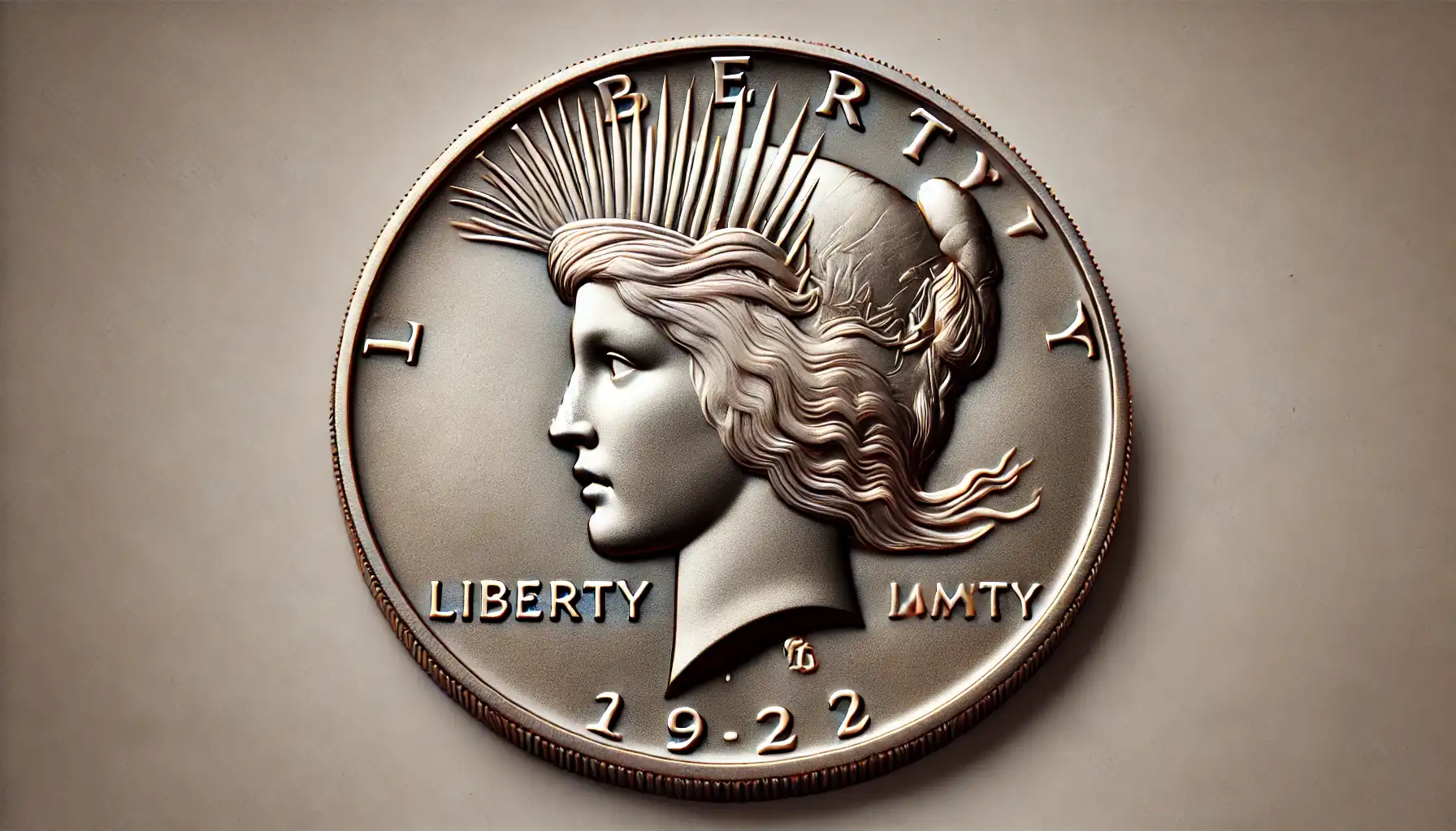 a picture of the Peace Dollar