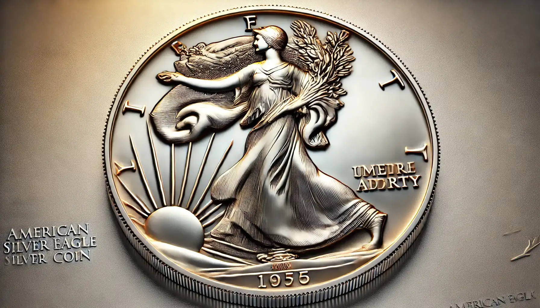 a picture of the American Silver Eagle coin