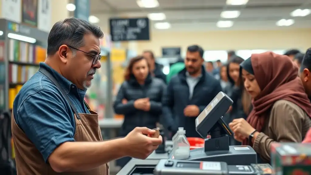 A cashier refusing to accept a 1955 double die Lincoln cent, showing how people once mistook this valuable coin for a counterfeit.