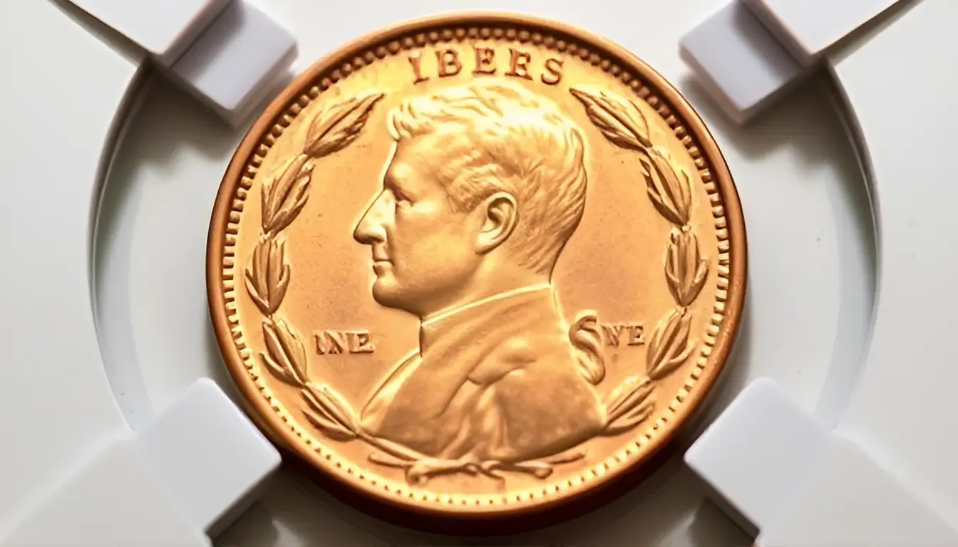 1922 No D, Uncirculated Wheat Penny at an auction