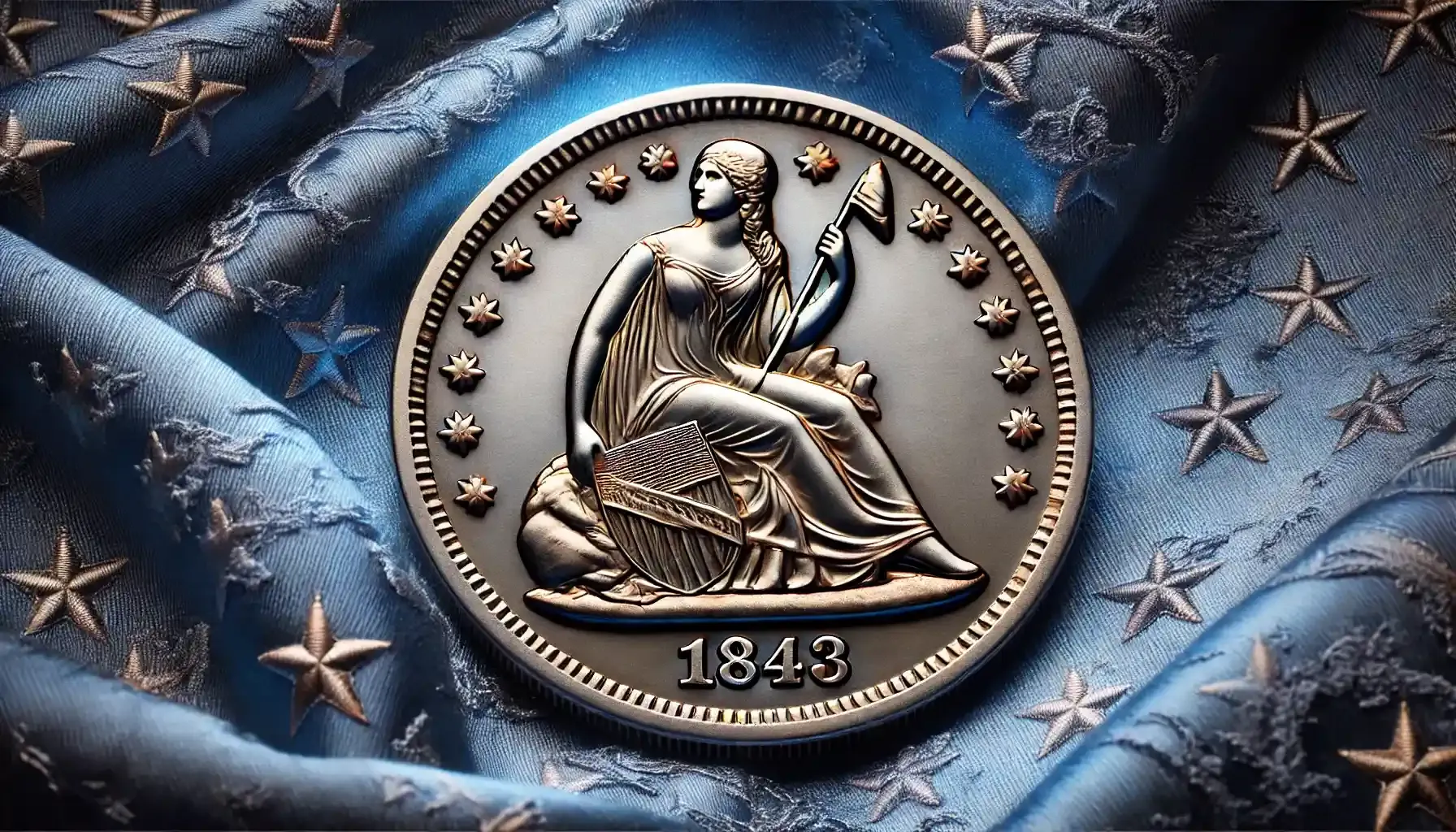 1843-O Seated Liberty dime worth $116,143